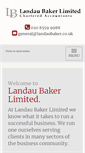 Mobile Screenshot of landaubaker.co.uk
